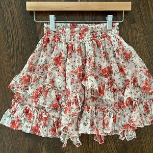 Misa Los Angeles Ruffled MiniSkirt - size XS